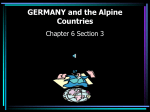 GERMANY and the Alpine Countries