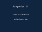 Magnetism III - Galileo and Einstein