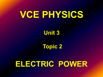 VCE PHYSICS UNIT 3