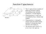 Junction Capacitances