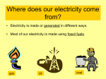 How do we get our electricity? - Mr. Stewart`s Physical Science