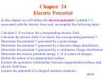 electric potential ( symbol V )