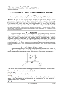 IOSR Journal of Applied Physics (IOSR-JAP) e-ISSN: 2278-4861.