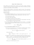 Physics 7701: Problem Set #9