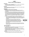 LAB 2 Electric Field &amp; Potential Mapping