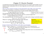 Chapter 25: Electric Potential