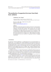 Thermalization of magnetized electrons from black body radiation F Robicheaux and J Fajans