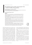 The changing structure of diets in the European Union in relation to healthy eating guidelines