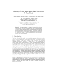 Ontology-driven association rules extraction: a case of study