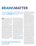 Brains matter