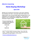 HomeBuying Workshop North Campus 4-27-2016