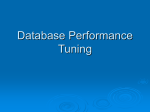 7.Database Performance Tuning