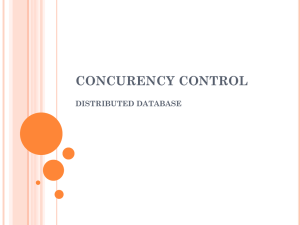 Concurrency Control