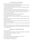 Review Questions for Exam 2