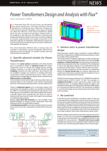 2015 Power transformers design and analysis with Flux SG CN67