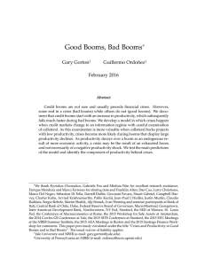 Good Booms, Bad Booms