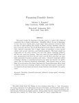 Financing Durable Assets
