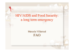 HIV/AIDS and Food Security: A long-term emergency