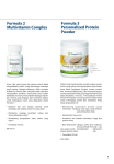 Formula 2 Multivitamin Complex Formula 3 Personalized