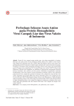 Perbedaan Sekuens Asam Amino pada Protein Hemaglutinin Virus