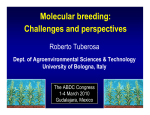 Molecular breeding: Challenges and perspectives