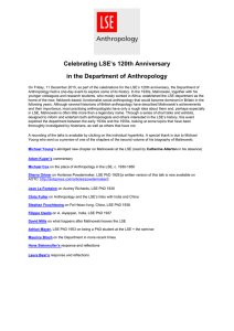 LSE 120 Anniversary