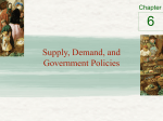 Chapter 6 - Supply, Demand, and government policies