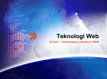 Teknologi Web - Website Pembelajaran
