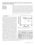 K. Long, I.C. Cheng, A. Kattamis, H. Gleskova, S. Wagner, J.C. Sturm, "Amorphous-silicon thin-film transistors made at 280 degrees C on clear-plastic substrates by interfacial stress engineering," J. Soc. Info. Display 15, pp 167-176 (2007).