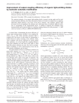 C. Madigan, M.H. Lu, and J.C. Sturm, "Improvement of output coupling efficiency of organic light-emitting diodes by substrate modification," Appl. Phys. Lett. 76, pp. 1650-1652 (2000).