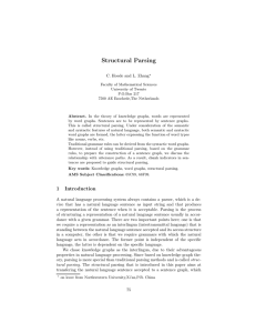 Structural Parsing