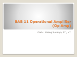 BAB 11 Operational Amplifier (Op Amp)