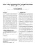 Nemo: A High-fidelity Noninvasive Power Meter System for Wireless Sensor Networks