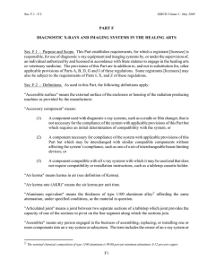 Conference of Radiation Control Program Directors (CRCPD) Suggested State Regulations, Part F.11 (PDF)
