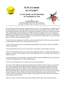 lyme vaccine