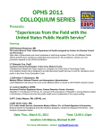 3-31-11 USPHS colloquium flyer (PDF)