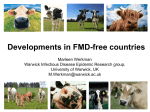 Developments in FMD-free countries, M.Werkman