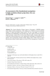 An Assessment of the Foundational Assumptions in High-Resolution Climate Projections: The Case of UKCP09