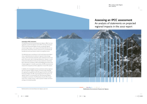 Assessing an IPCC Assessment: An Analysis of Statements on Projected Regional Impacts in the 2007 Report