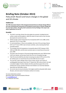 Briefing note: Changes in global and uk climate (222 kB) (opens in new window)