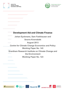 Development Aid and Climate Finance: Working Paper 123 (397 kB) (opens in new window)