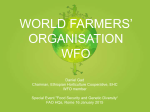 Mr Daniel Gad, World Farmer Organization, Ethiopia