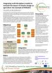 Integrating multi-disciplinary models to evaluate the impact of climate change on agriculture: the example of MOSAICC