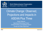 Climate Change: Observed, Projections and Impacts in ASEAN Plus Three