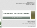 Climate Change and Land Management