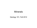 Minerals lecture