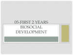 05-First 2 years - Biosocial