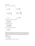 Practice for Test 2