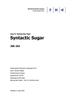 Syntactic Sugar