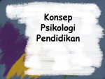 01. Konsep Psikologi Pendidikan